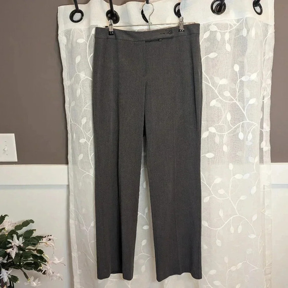 Sigrid Olsen Gray Dress Pants "Modernist" Size 8 - Picture 1 of 6
